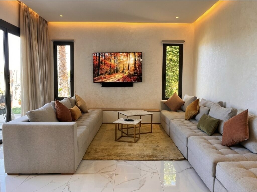 sakinah stay amelkis 3 luxury villa living room (2)